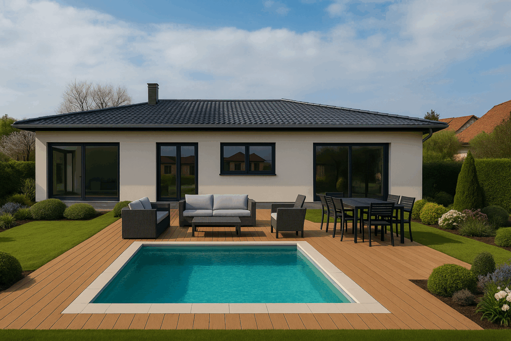 Bungalow 100 C Garten