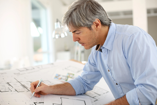 Flächenberechnung durch Architekten