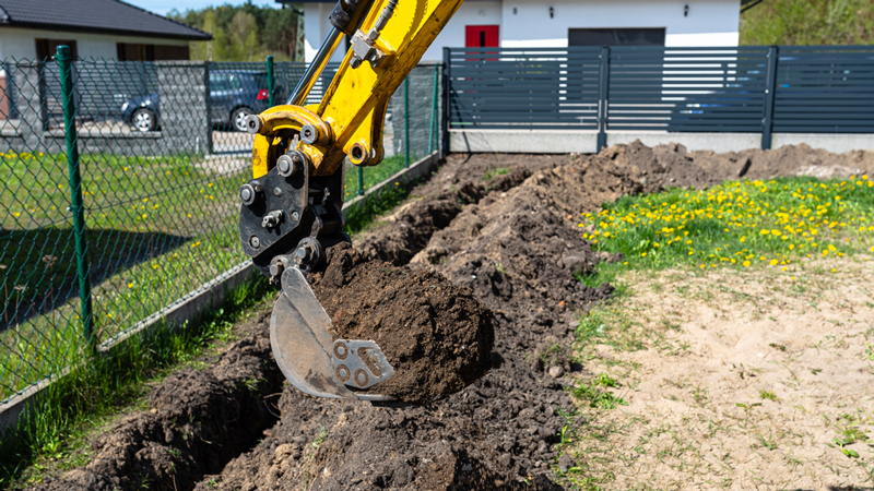 Grundstück erschließen